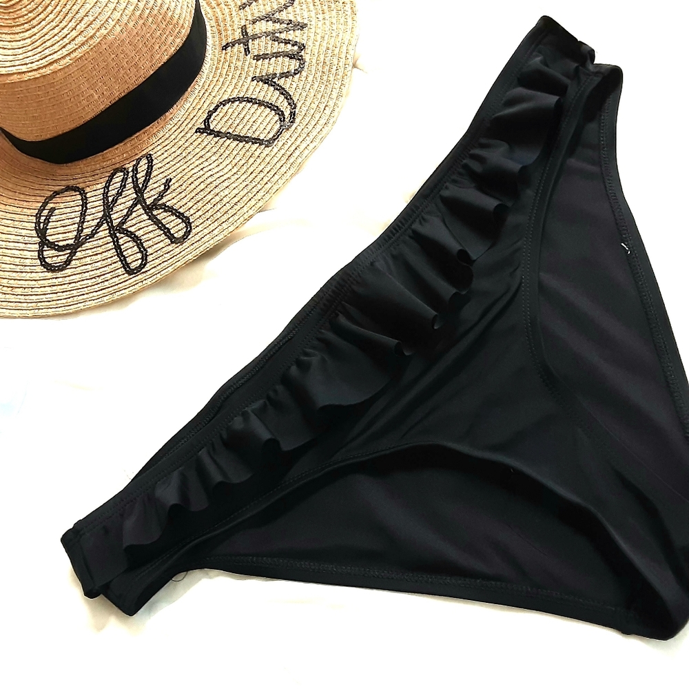 City Streets Bikini Bottoms Size XL Ruffle NWT - Picture 5 of 9